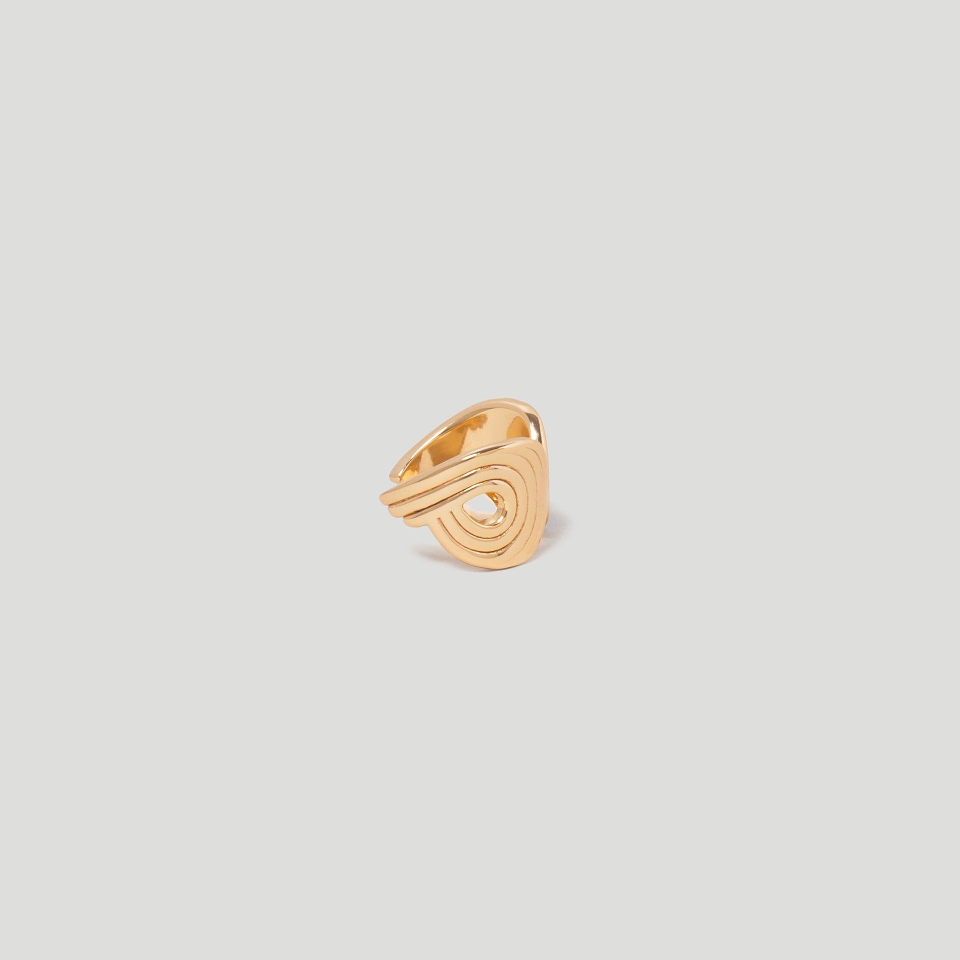 Wave Wrap Gold Ear Cuff in 18k Gold Plated Vermeil